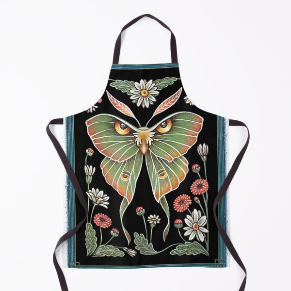 Item preview, Luna Moth Witchy Folk Art designed and sold by gabihat.