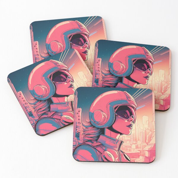 Item preview, Retro-Futuristic Space Aged Woman designed and sold by Retro Type.
