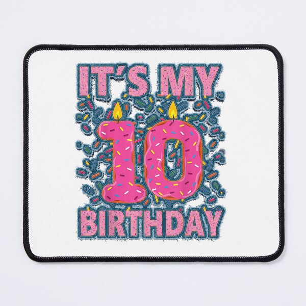 Item preview, Sweet donut It's My 10th Birthday 10 Yrs Old designed and sold by gabihat.