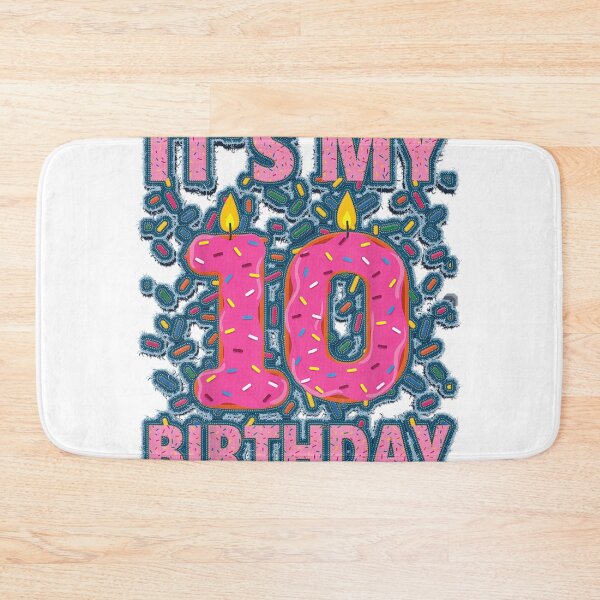 Item preview, Sweet donut It's My 10th Birthday 10 Yrs Old designed and sold by gabihat.