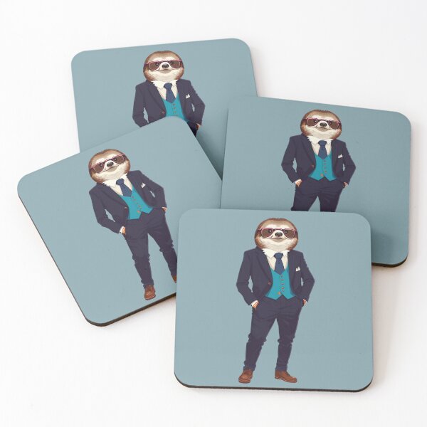 Item preview, Hipster Sloth V11 designed and sold by HipsterAnimals.