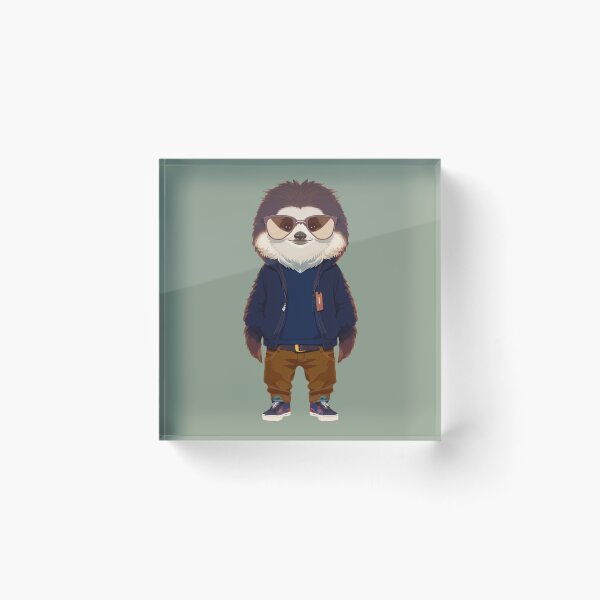 Artikelvorschau, Hipster Sloth V12 entworfen und verkauft von HipsterAnimals.
