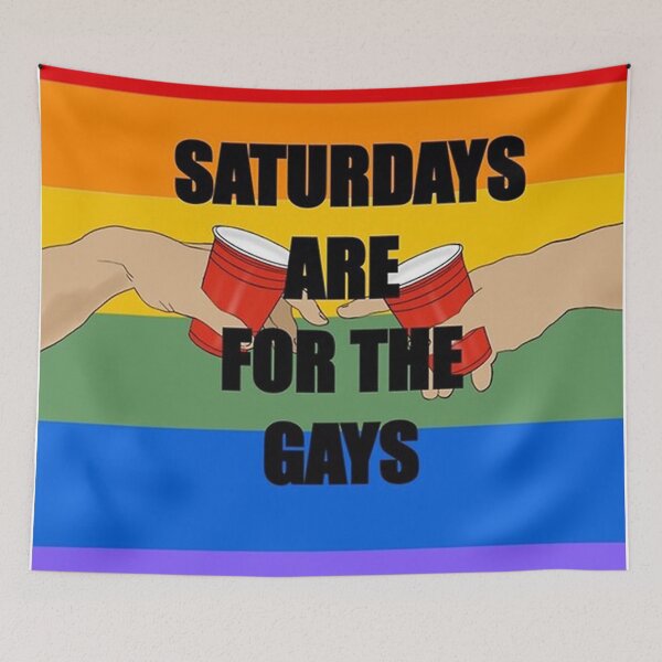 Item preview, Saturdays Are For The Gays designed and sold by robertwalle.