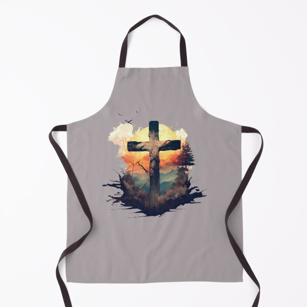 Item preview, Cross with Spiritual Birds and Rustic Outdoors Art designed and sold by OneFineGem.