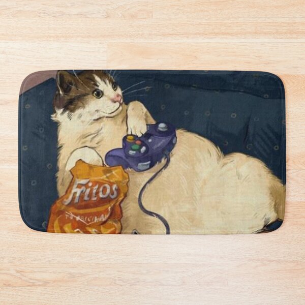 Item preview, Gamer cat! (third in the series) Print designed and sold by johnfole.