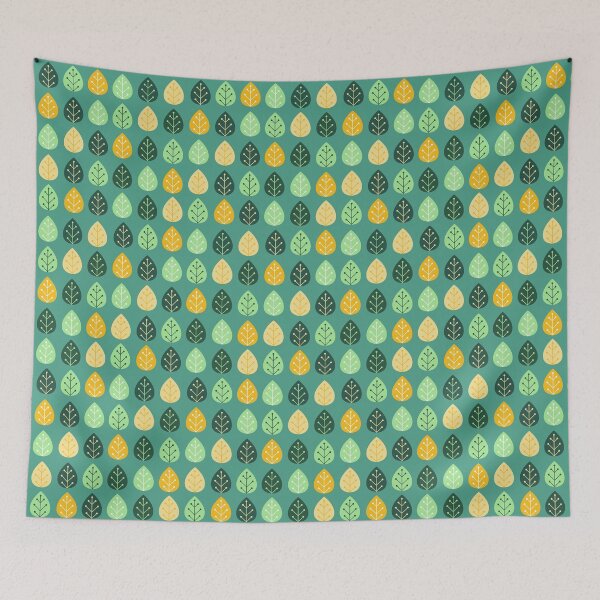Item preview, Leaves - Yellow and Green designed and sold by LaBelleMaison.