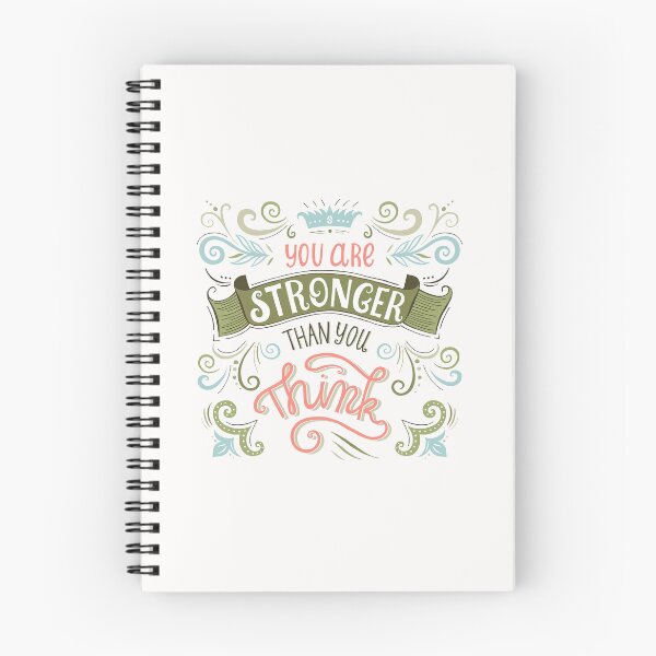 Item preview, You are stronger than you think, Motivational Quote designed and sold by graphic-genie.