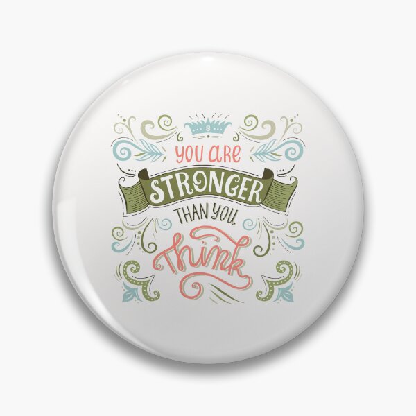 Item preview, You are stronger than you think, Motivational Quote designed and sold by graphic-genie.