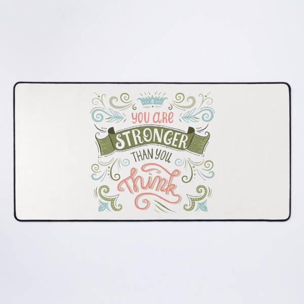 Item preview, You are stronger than you think, Motivational Quote designed and sold by graphic-genie.
