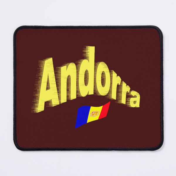 Item preview, Principality of Andorra abstract design designed and sold by lobodelnoir.