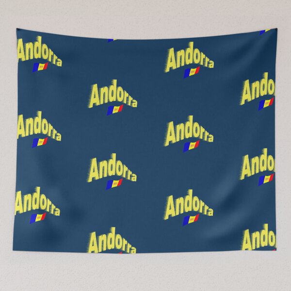 Item preview, Principality of Andorra abstract design designed and sold by lobodelnoir.