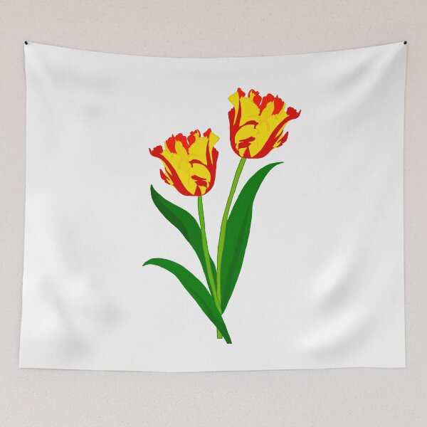 Item preview, Variegated Red & Yellow Tulip (Tulip 'Monsela') designed and sold by Andie Janik.