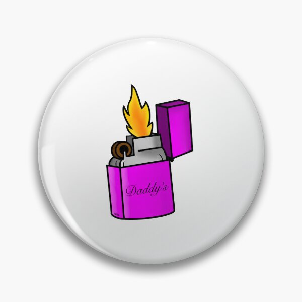 Item preview, “Daddy’s” cute pink lighter designed and sold by merksucks.