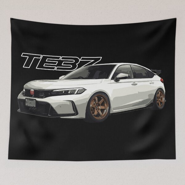 Item preview, jDM te37 FL5R HOT HATCH OEM champ white 11th gen designed and sold by cowtownCOWBOY.