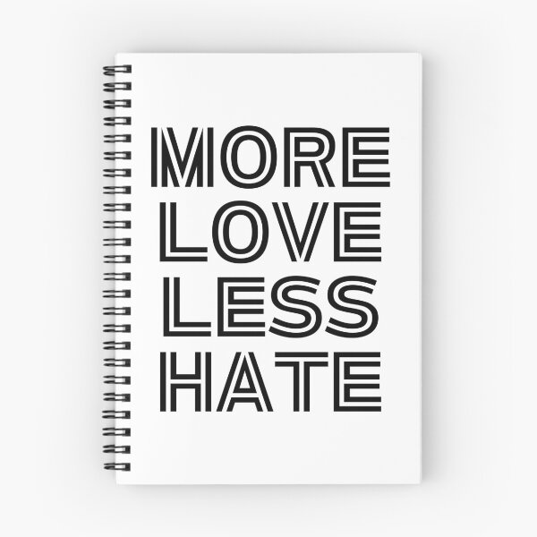 Item preview, More Love Less Hate | Spreading Positivity And Reducing Negativity in Society designed and sold by SpeakLifeHQ.