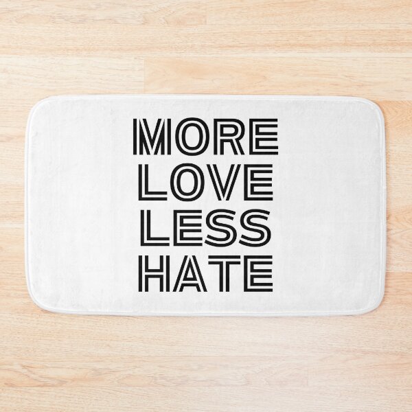 Item preview, More Love Less Hate | Spreading Positivity And Reducing Negativity in Society designed and sold by SpeakLifeHQ.