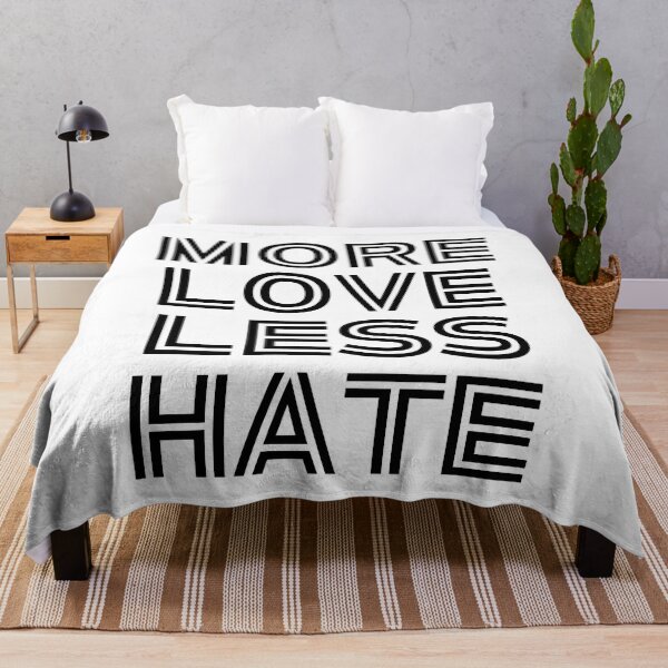 Item preview, More Love Less Hate | Spreading Positivity And Reducing Negativity in Society designed and sold by SpeakLifeHQ.