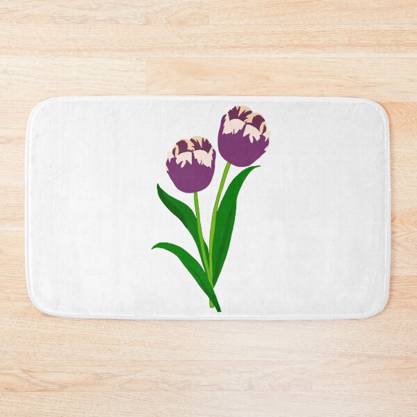 Item preview, Variegated Purple & White Tulip (Tulip 'Annelinde') designed and sold by Andie Janik.