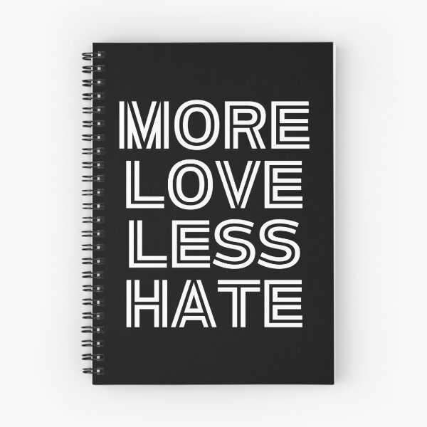Item preview, More Love Less Hate | Spreading Positivity And Reducing Negativity in Society designed and sold by SpeakLifeHQ.
