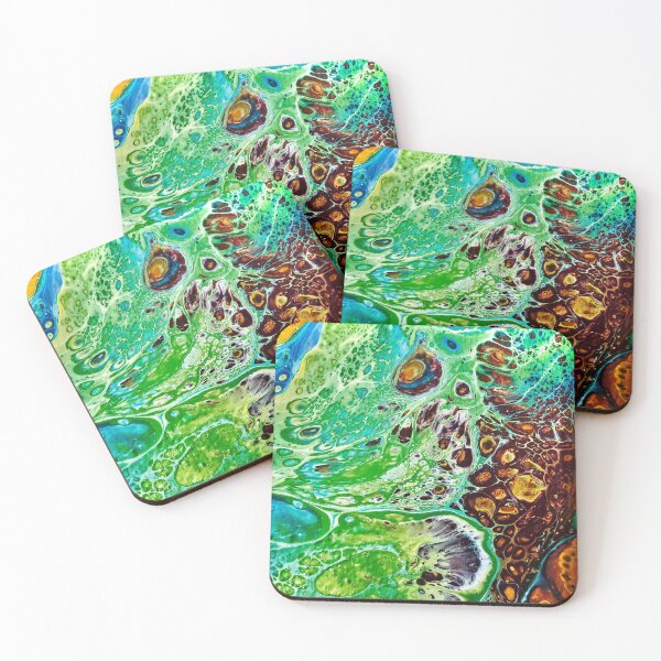 Item preview,  Sea Wave abstract fluid art designed and sold by baksuart.