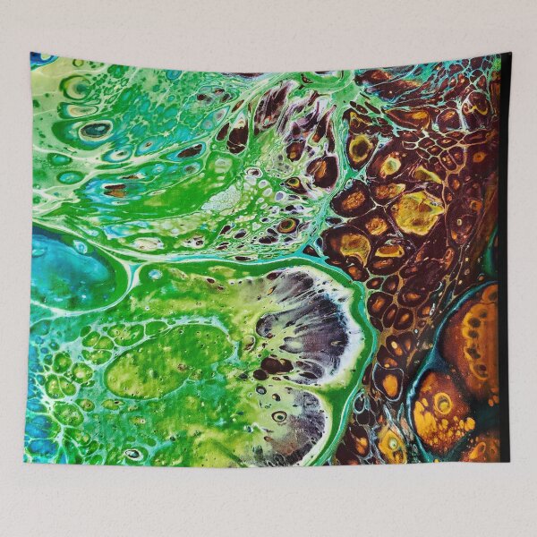 Item preview,  Sea Wave abstract fluid art designed and sold by baksuart.