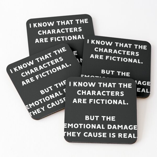 Item preview, I Know That The Characters Are Fictional But The Emotional Damage They Cause Is Real Classic T-Shirt designed and sold by smatphutan72.