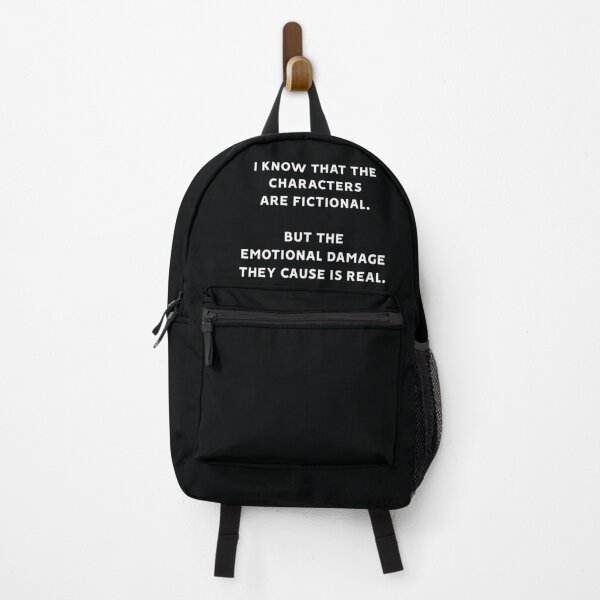 Item preview, I Know That The Characters Are Fictional But The Emotional Damage They Cause Is Real Classic T-Shirt designed and sold by smatphutan72.