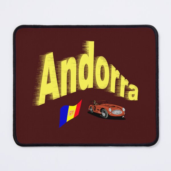 Item preview, Principality of Andorra abstract design designed and sold by lobodelnoir.