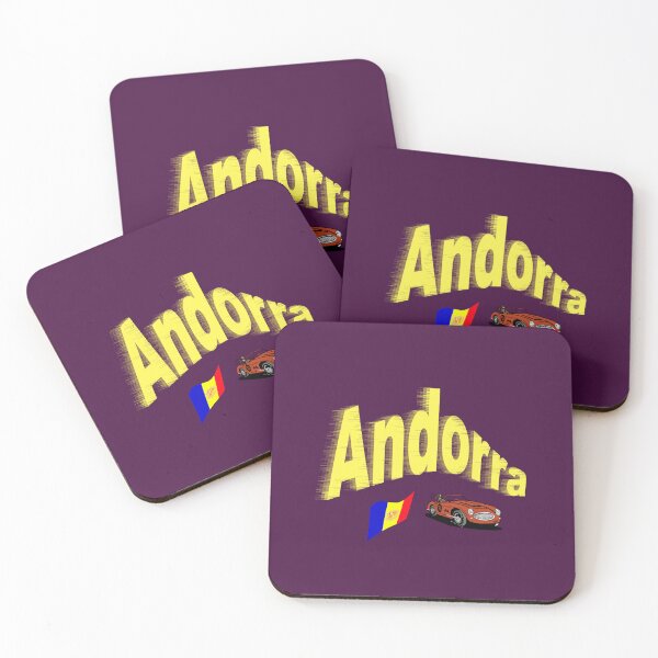 Item preview, Principality of Andorra abstract design designed and sold by lobodelnoir.