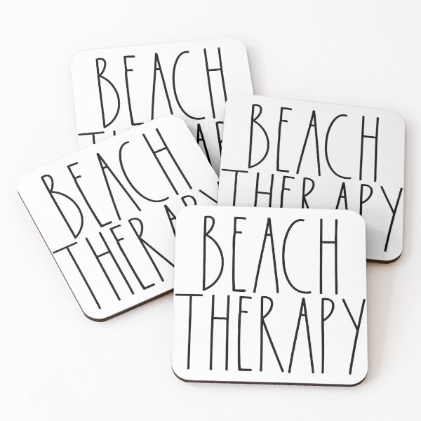 Aperçu de l'œuvre Beach Therapy Rae Dunn Inspired Farmhouse Decor créée et vendue par FineElephant.