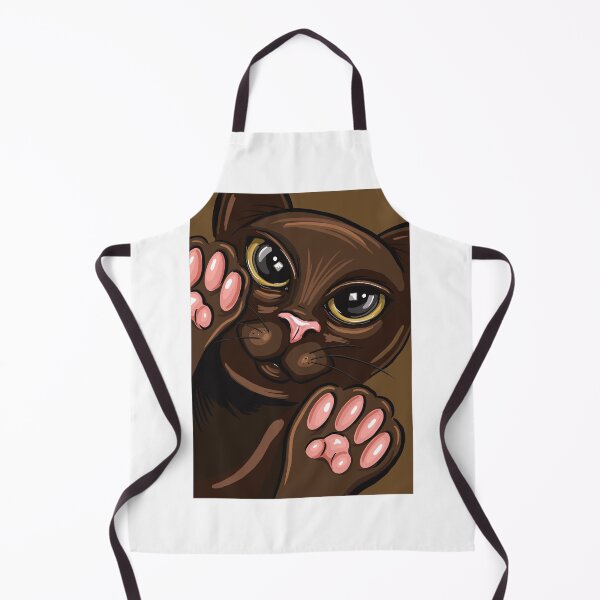 Item preview, Brown cat with toe beans designed and sold by Colonels Basement.