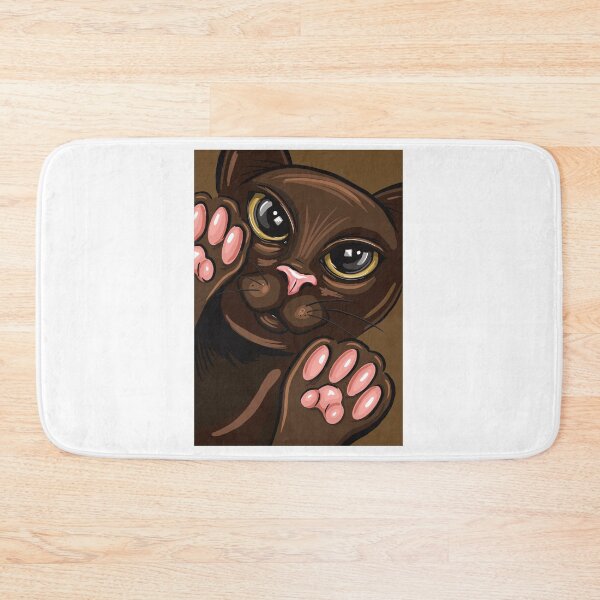 Item preview, Brown cat with toe beans designed and sold by Colonels  Basement.