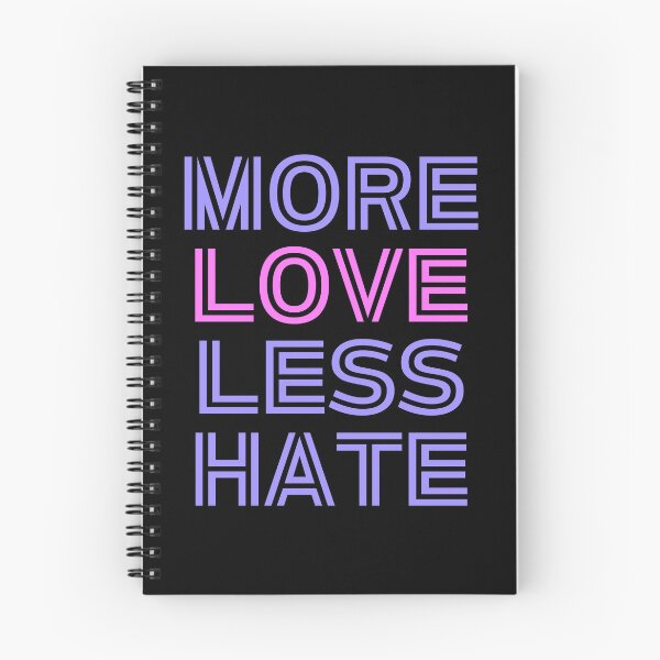 Item preview, More Love Less Hate | Spreading Positivity And Reducing Negativity in Society designed and sold by SpeakLifeHQ.