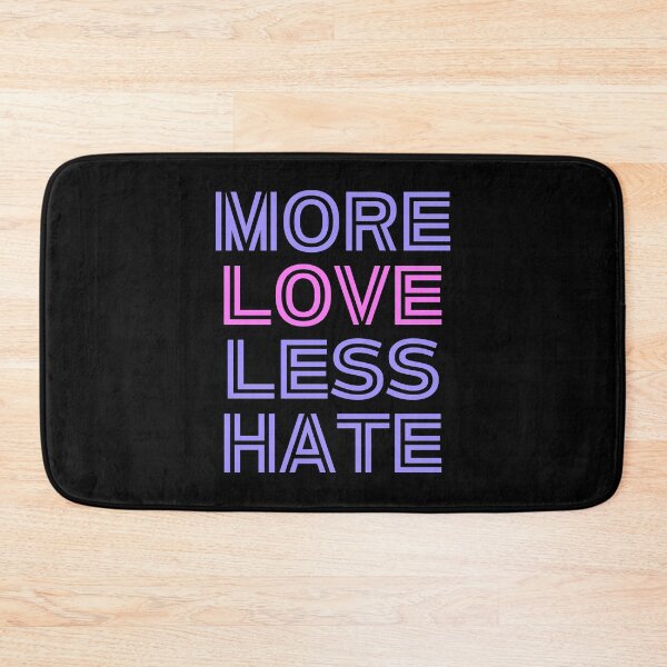 Item preview, More Love Less Hate | Spreading Positivity And Reducing Negativity in Society designed and sold by SpeakLifeHQ.