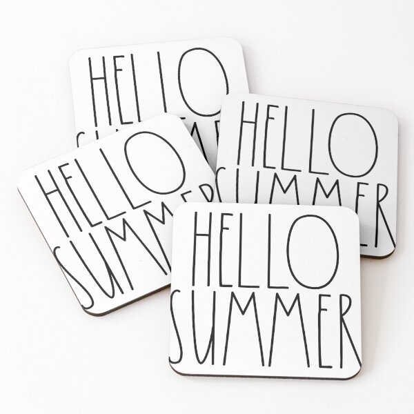 Aperçu de l'œuvre Hello Summer Rae Dunn Inspired Farmhouse Decor créée et vendue par FineElephant.