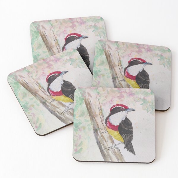 Item preview, Scarlet-banded Barbet designed and sold by anwar-art.