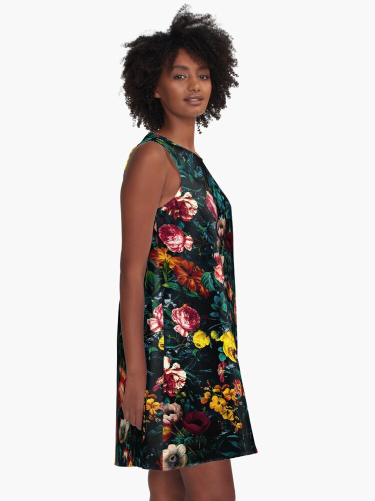 Alternate view of Night Garden XXX A-Line Dress