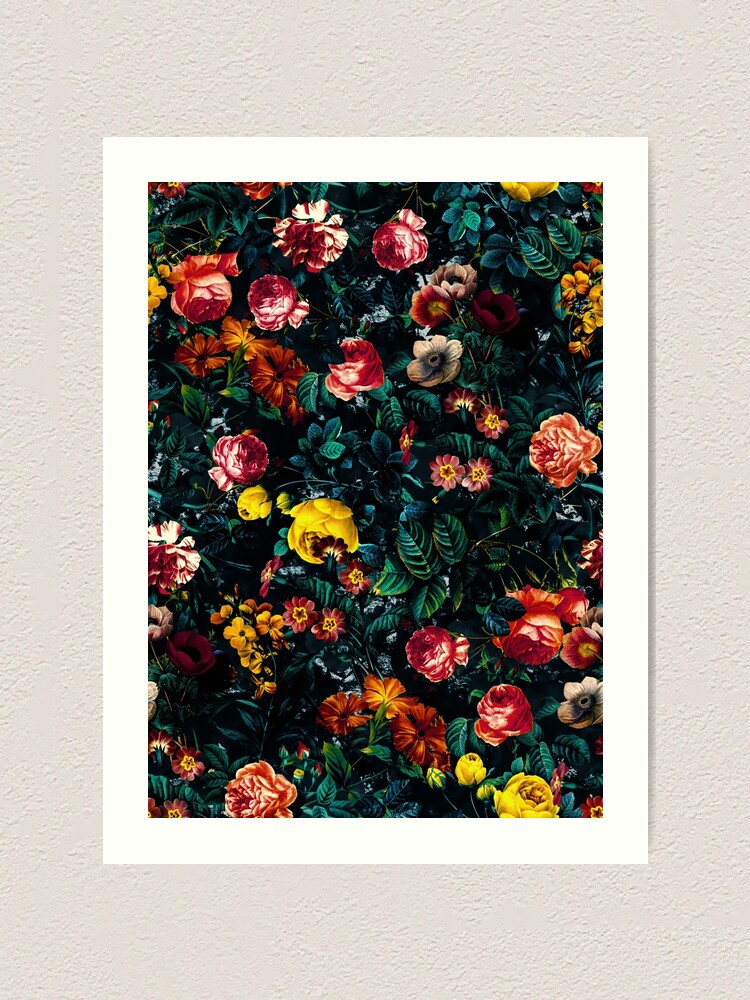 Night Garden XXX Art Print for Sale by Burcu Korkmazyurek Redbubble 