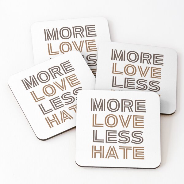 Item preview, More Love Less Hate | Spreading Positivity And Reducing Negativity in Society designed and sold by SpeakLifeHQ.
