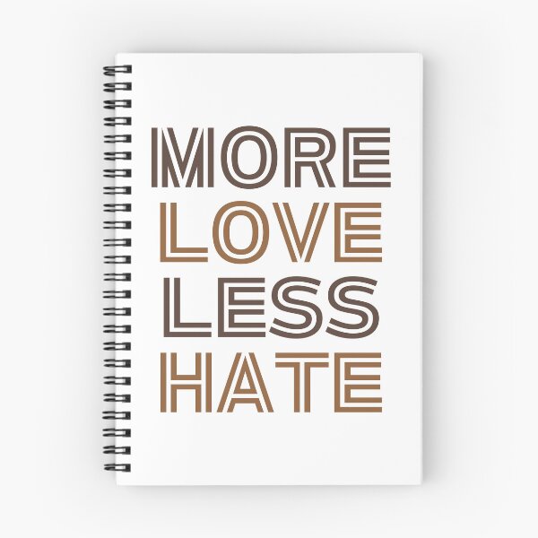 Item preview, More Love Less Hate | Spreading Positivity And Reducing Negativity in Society designed and sold by SpeakLifeHQ.