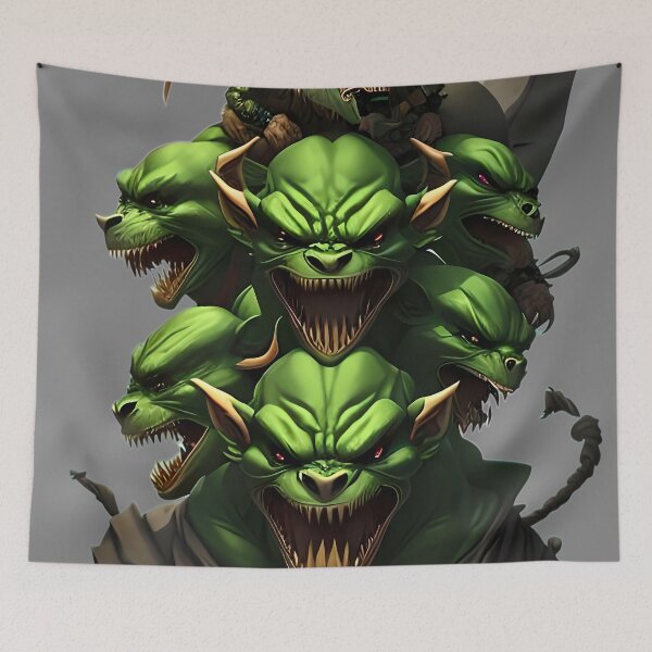 Item preview, The World of Goblins - A Vibrant and Eye-Catching Illustration designed and sold by GalihDA.
