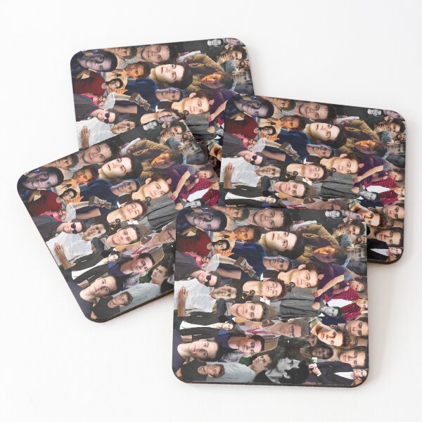 Item preview, Dylan O'Brien Abstract Seamless Lateral Collage Pattern designed and sold by CollageHeaven.