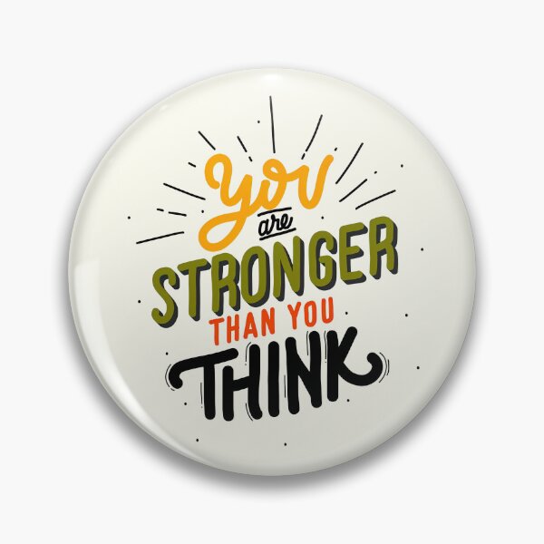 Item preview, You are stronger than you think, Motivational Quote designed and sold by graphic-genie.