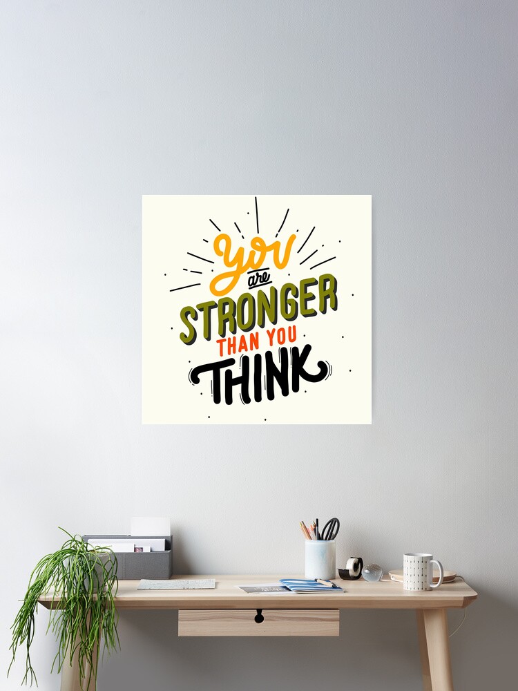 Wall Art Print | You are stronger than you know | Europosters