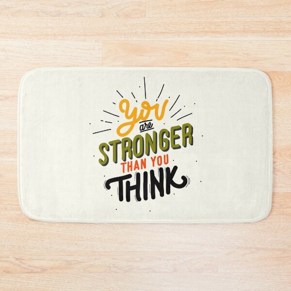 Item preview, You are stronger than you think, Motivational Quote designed and sold by graphic-genie.