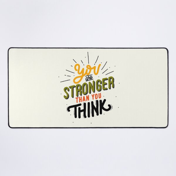 Item preview, You are stronger than you think, Motivational Quote designed and sold by graphic-genie.