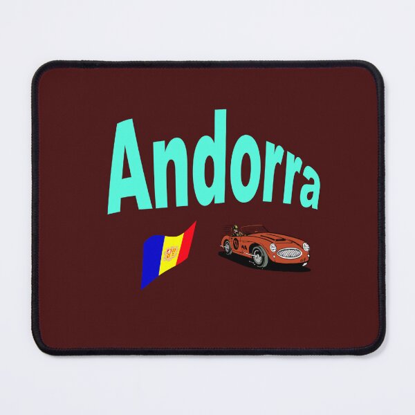 Item preview, Principality of Andorra abstract design designed and sold by lobodelnoir.