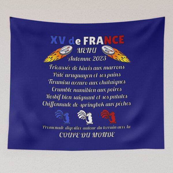 Item preview, Rugby France Tasting Menu designed and sold by Volfoni2B.