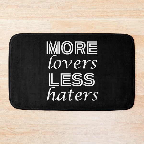 Item preview, More Lovers Less Haters | Spreading Positivity And Reducing Negativity designed and sold by SpeakLifeHQ.