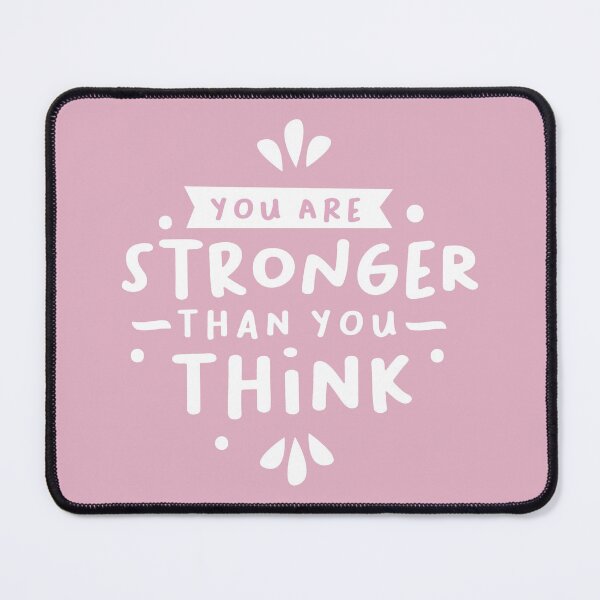 Item preview, You are stronger than you think, Motivational Quote designed and sold by graphic-genie.